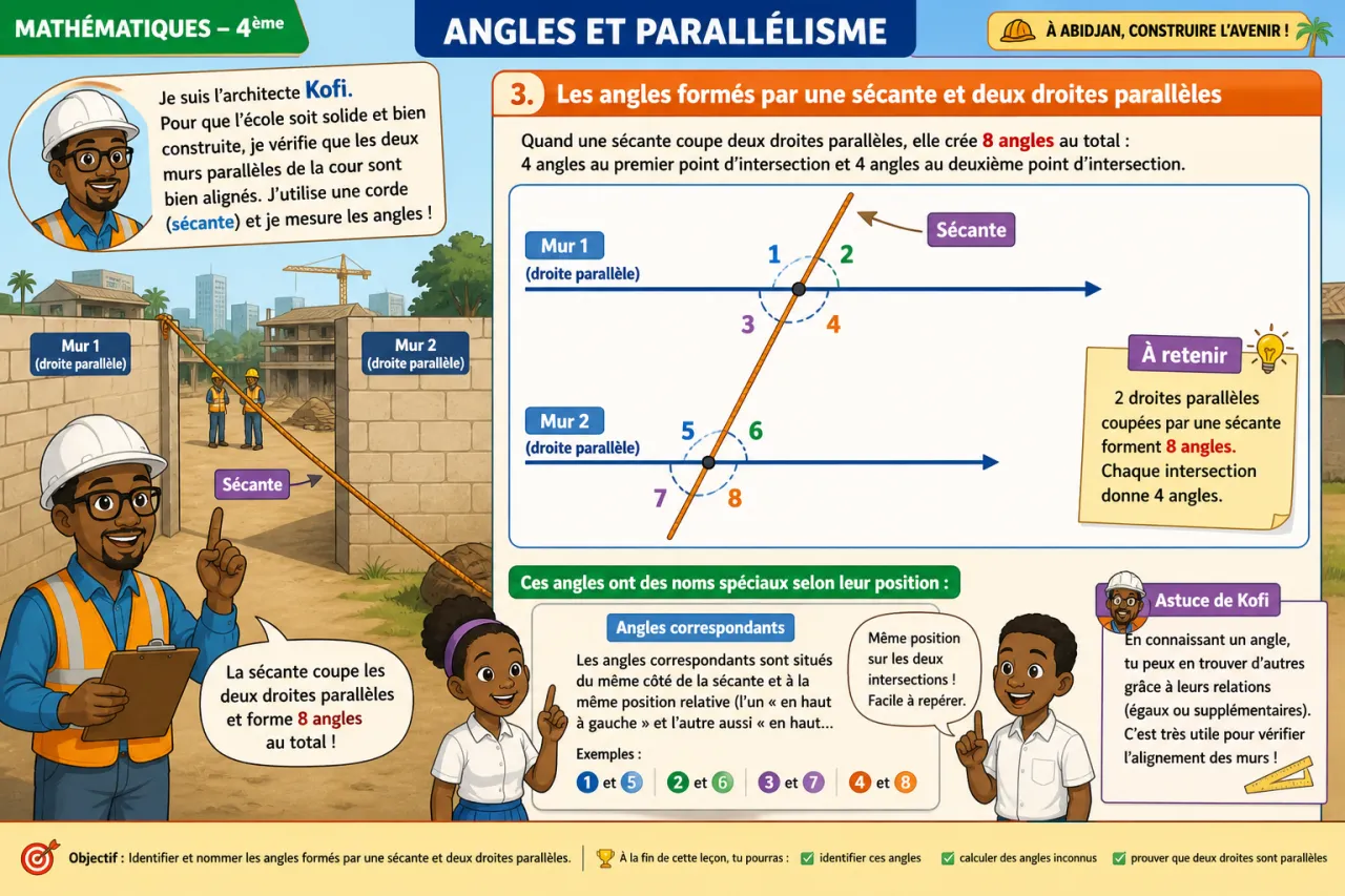 Angles et parallélisme — illustration