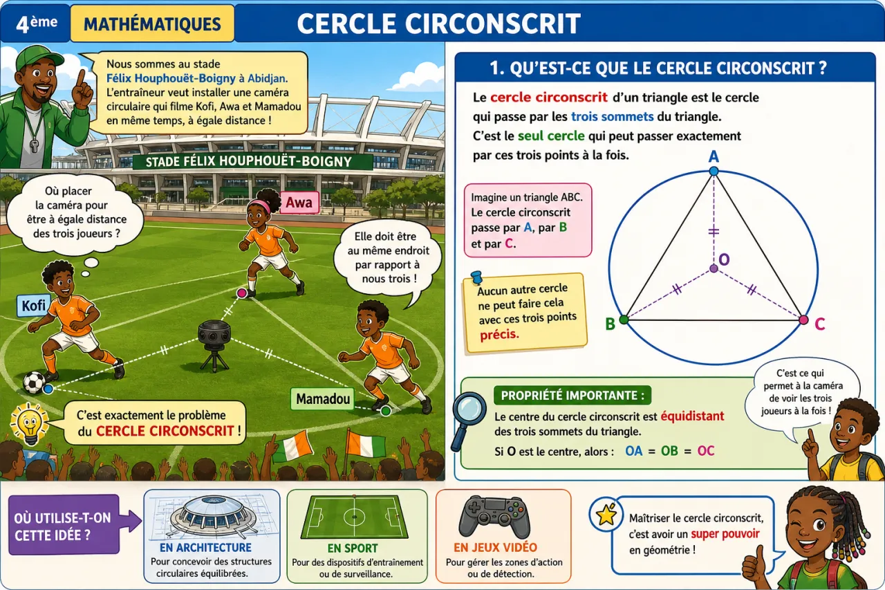 Cercle circonscrit — illustration