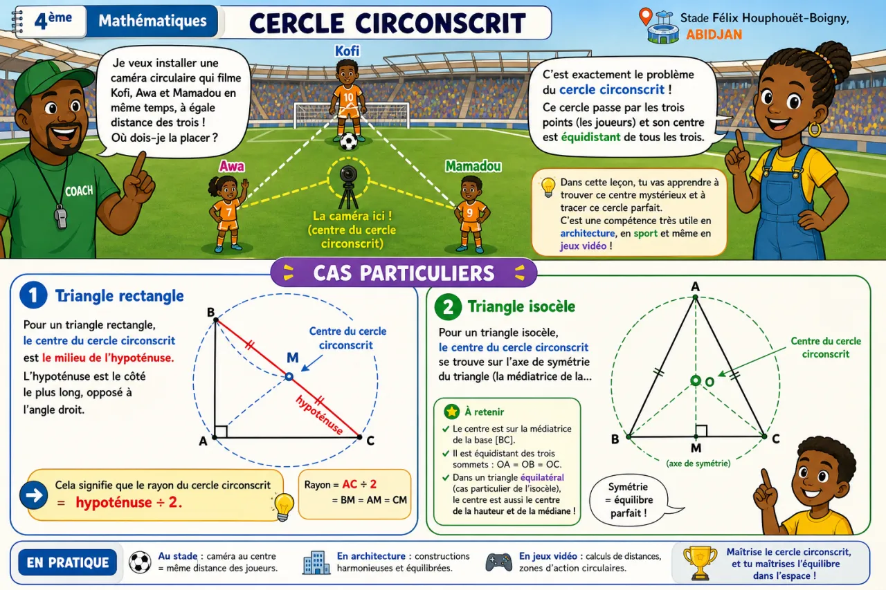 Cercle circonscrit — illustration