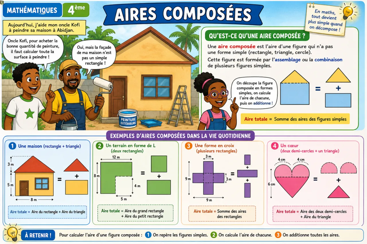 Aires composées — illustration