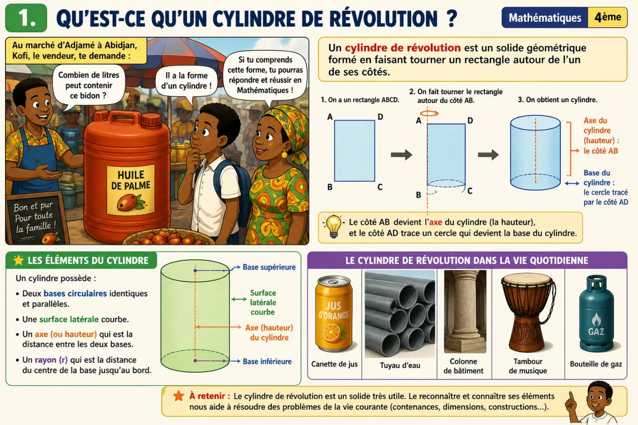 Cylindre de révolution — illustration