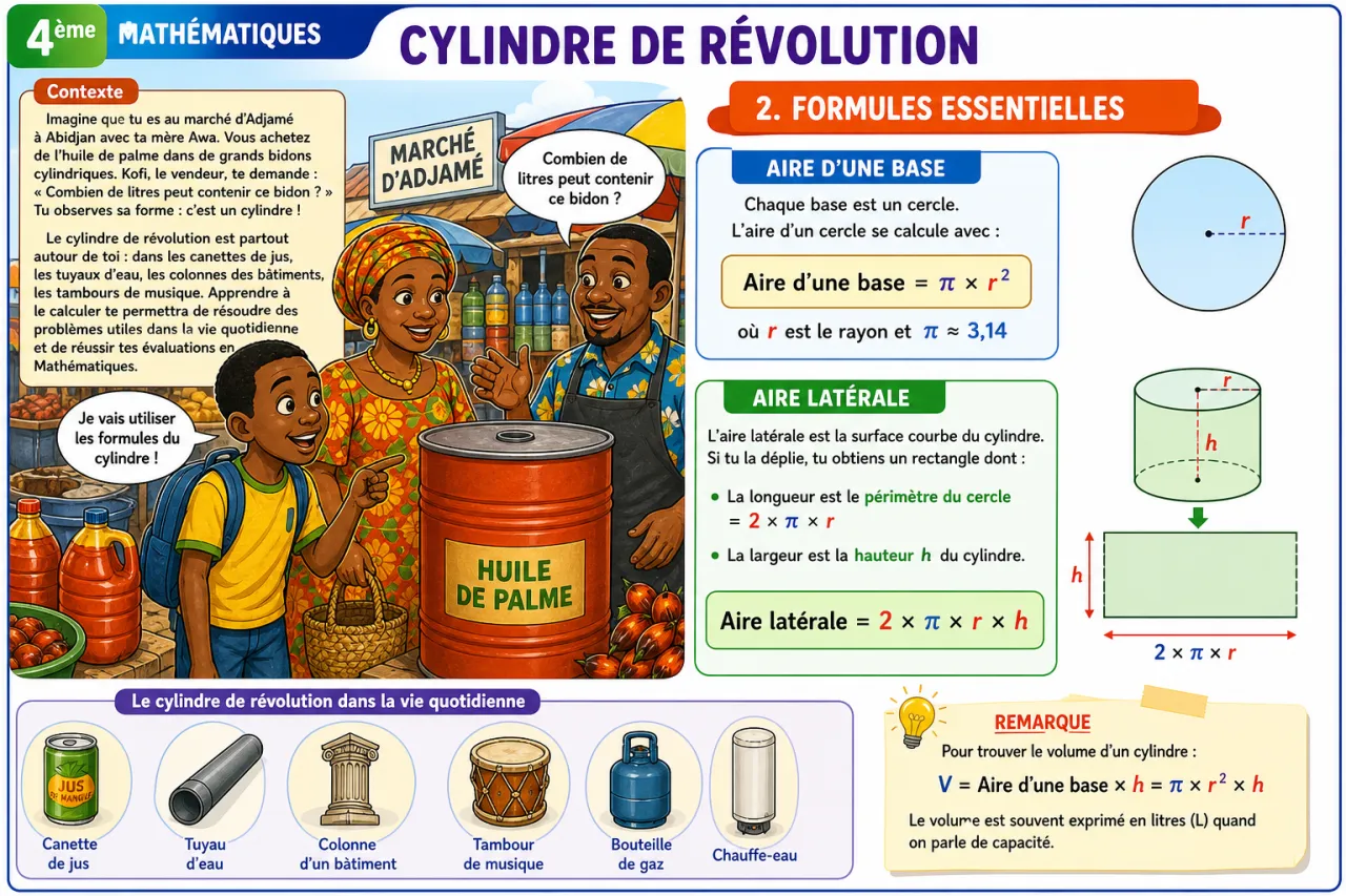 Cylindre de révolution — illustration
