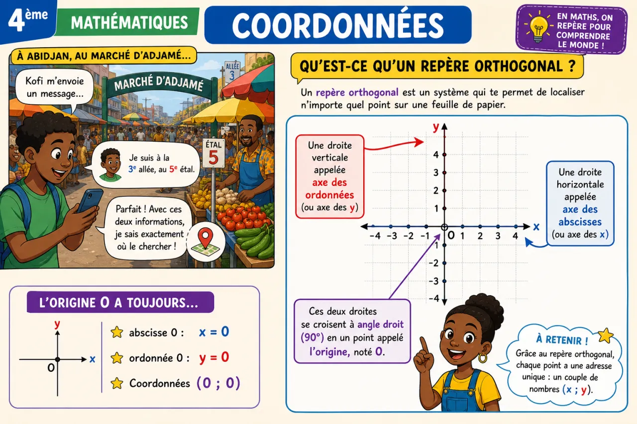 Coordonnées — illustration