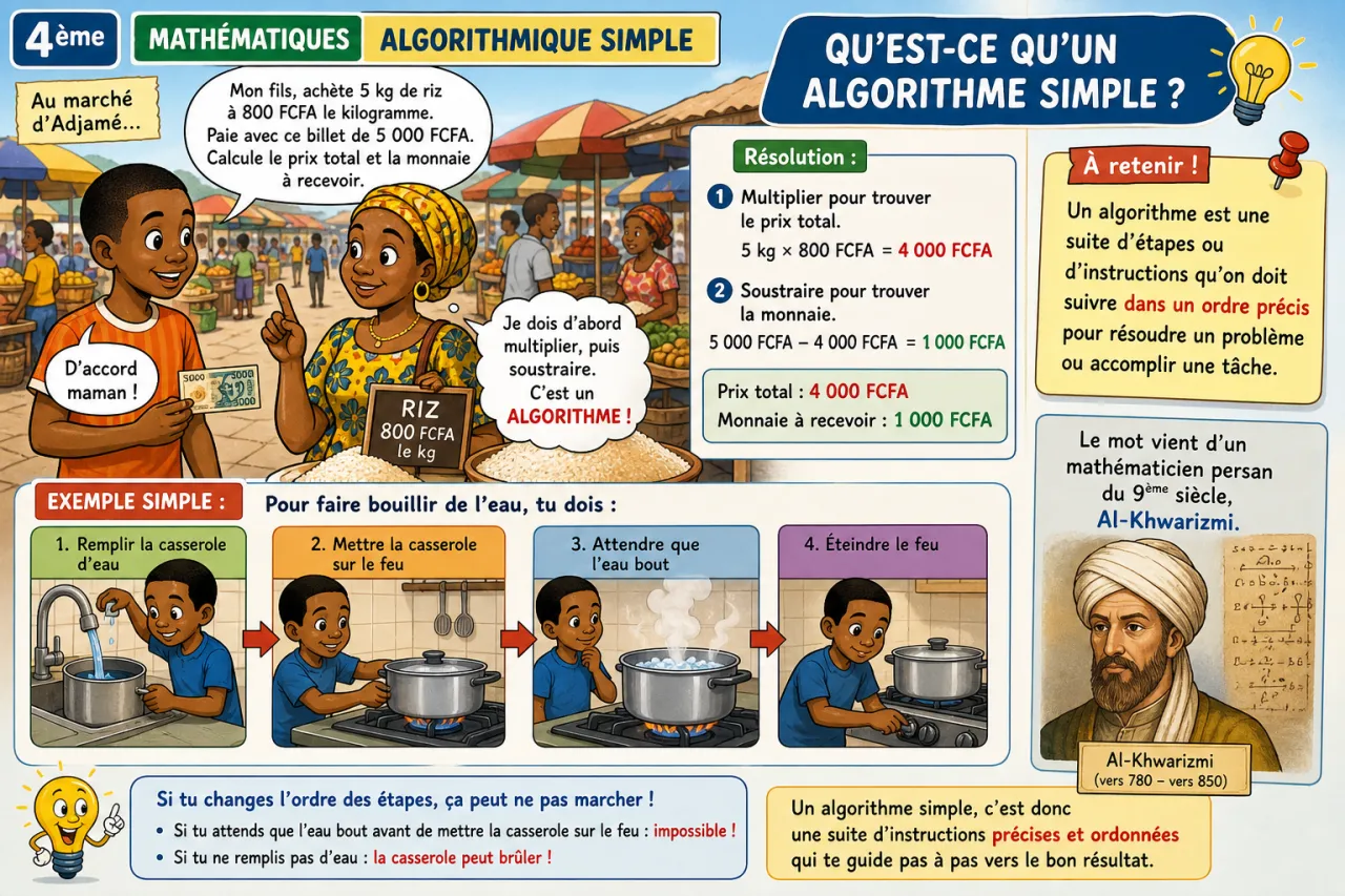 Algorithmique simple — illustration