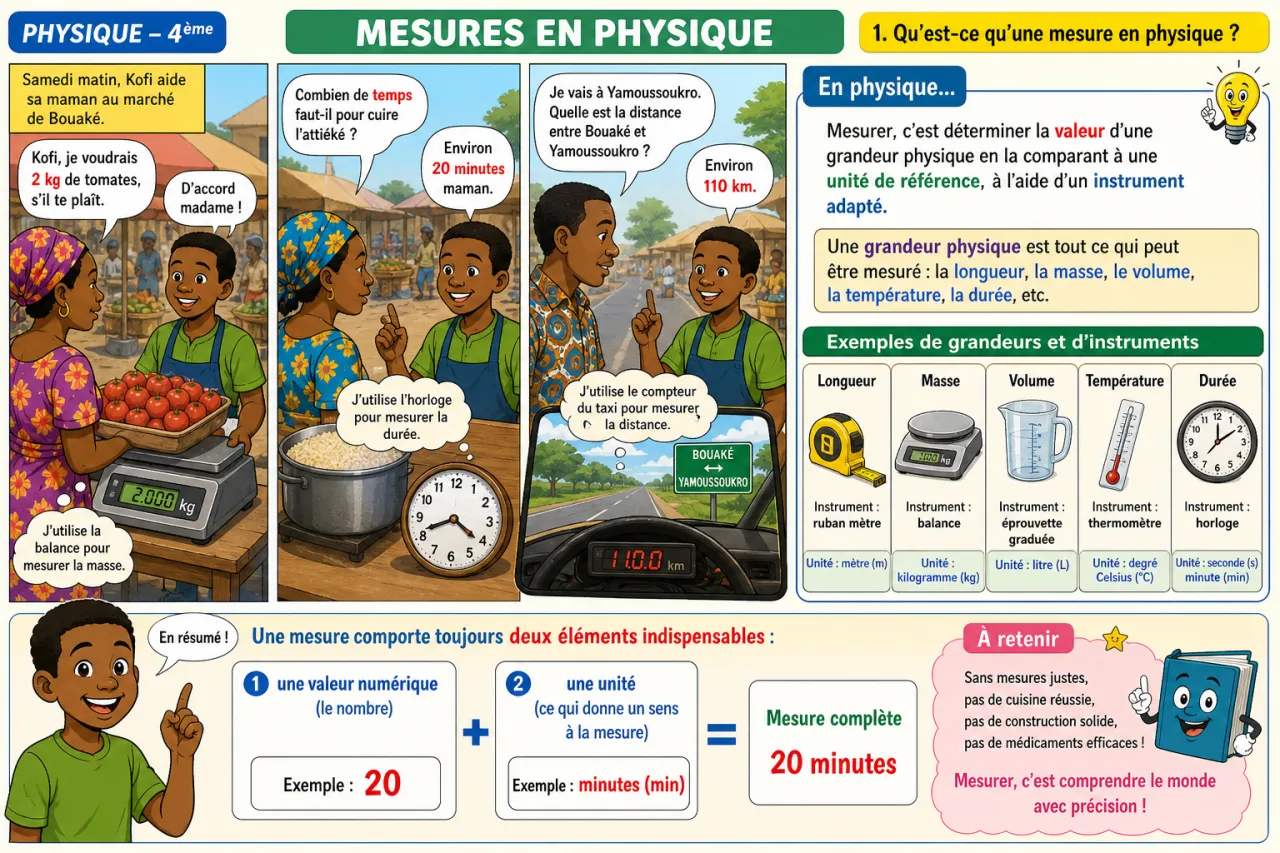 Mesures en physique — illustration