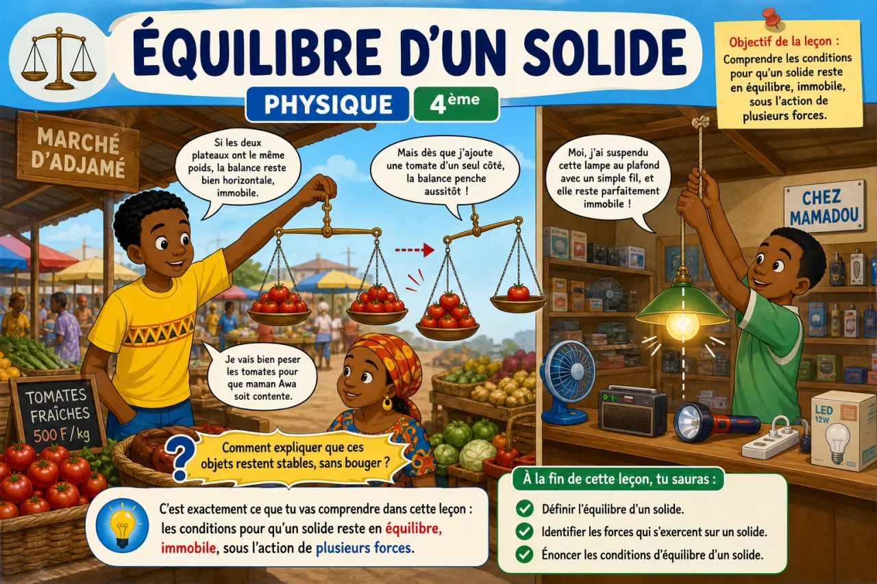 Équilibre d’un solide