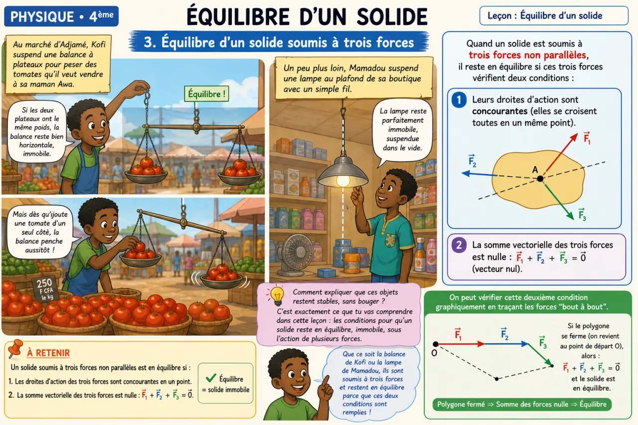 Équilibre d’un solide — illustration