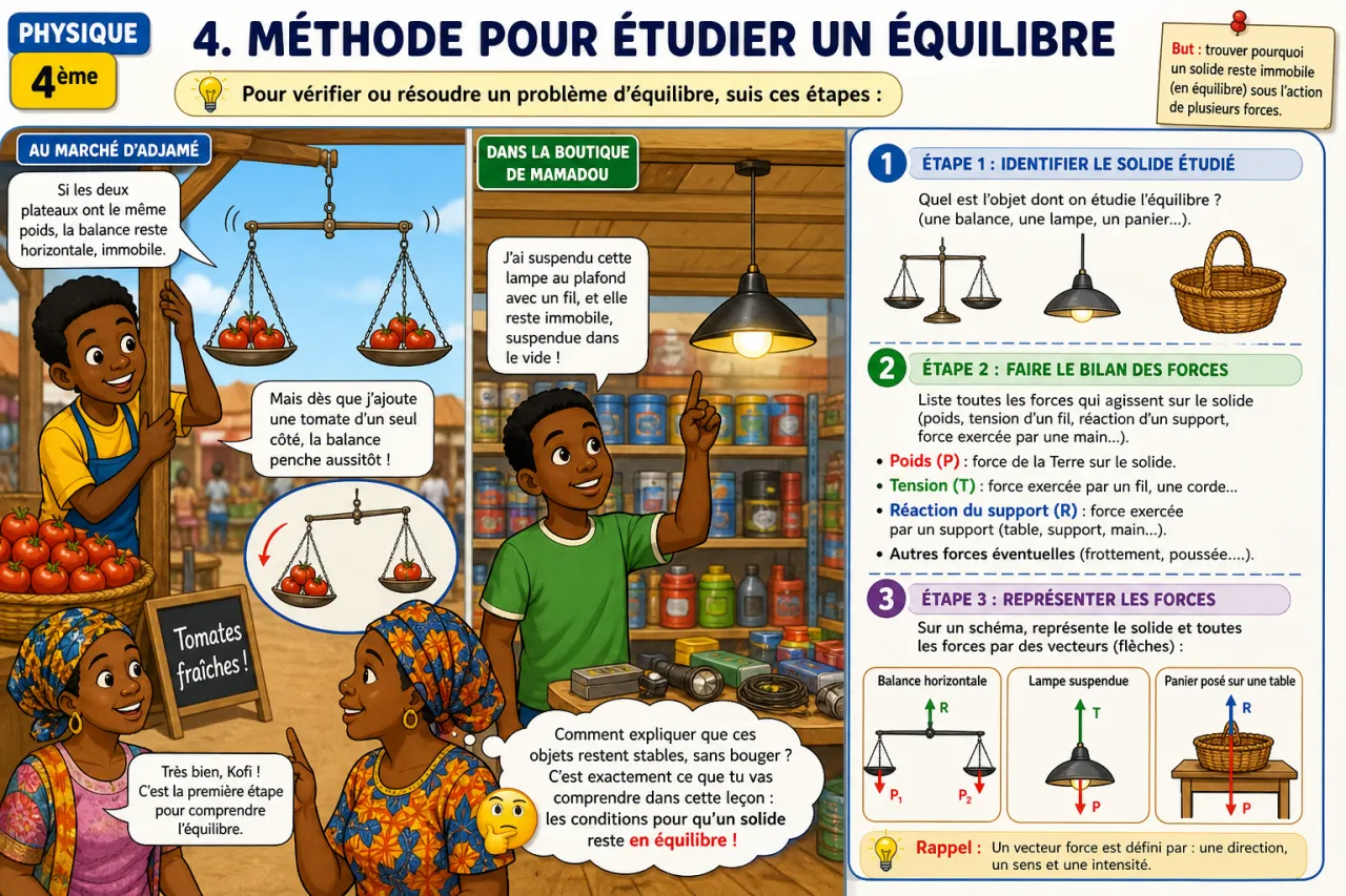 Équilibre d’un solide — illustration