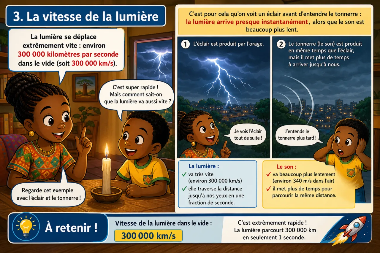 Lumière et propagation — illustration