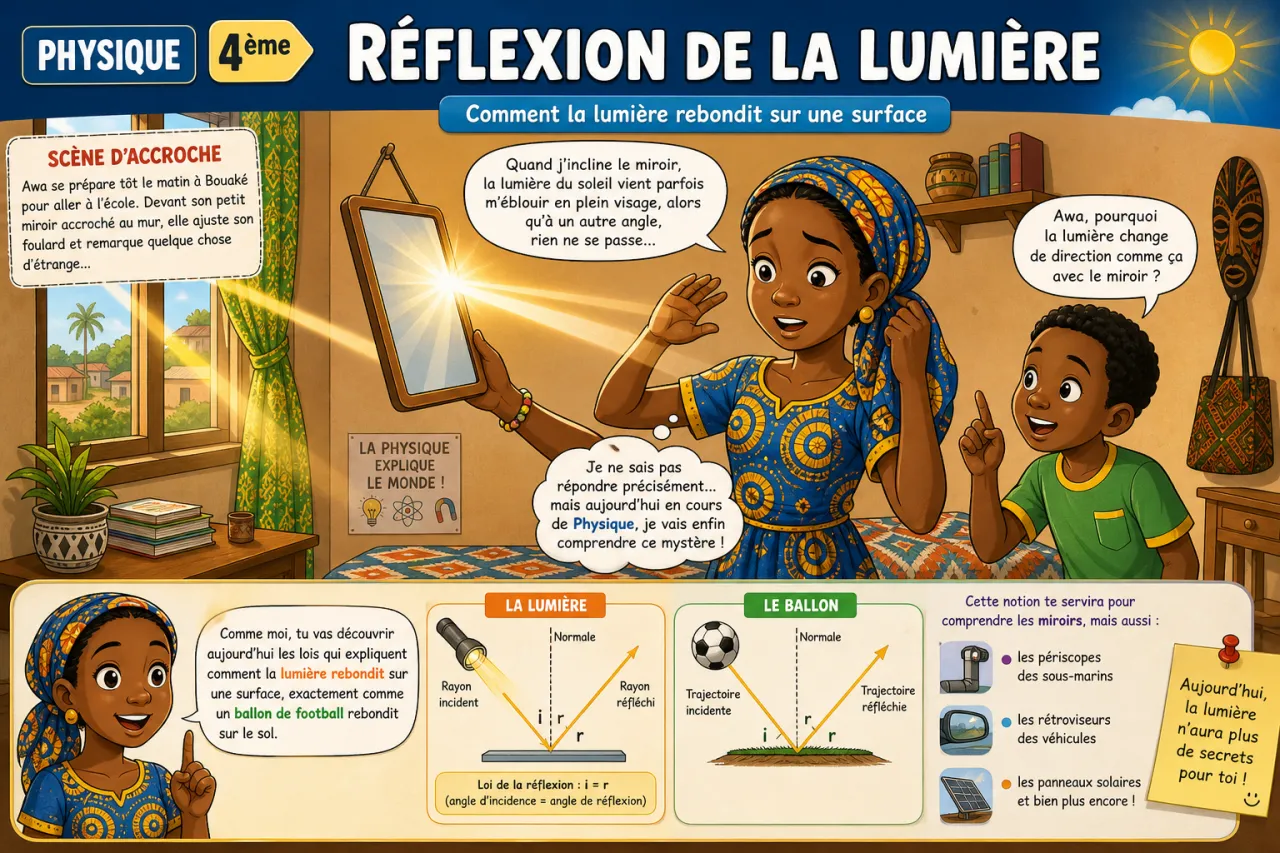 Réflexion de la lumière