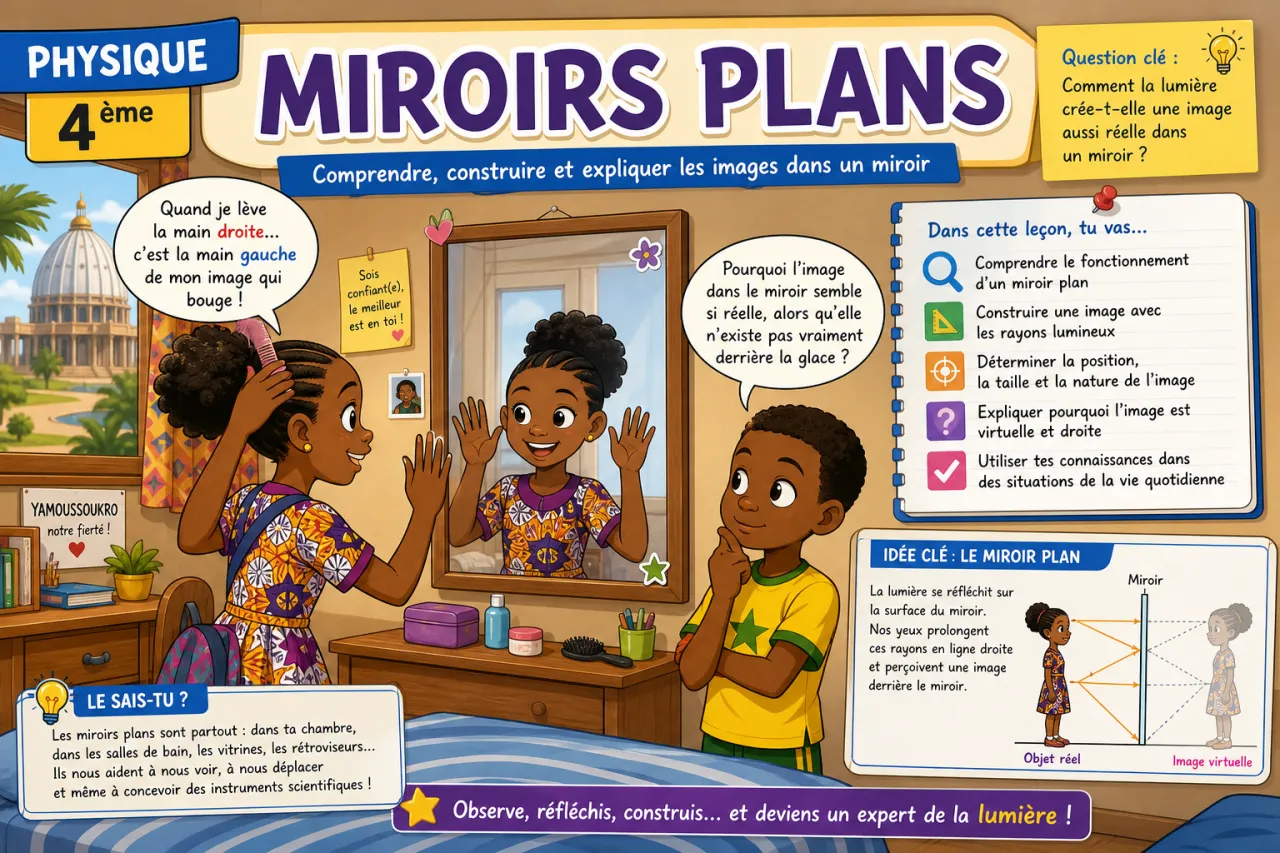 Miroirs plans