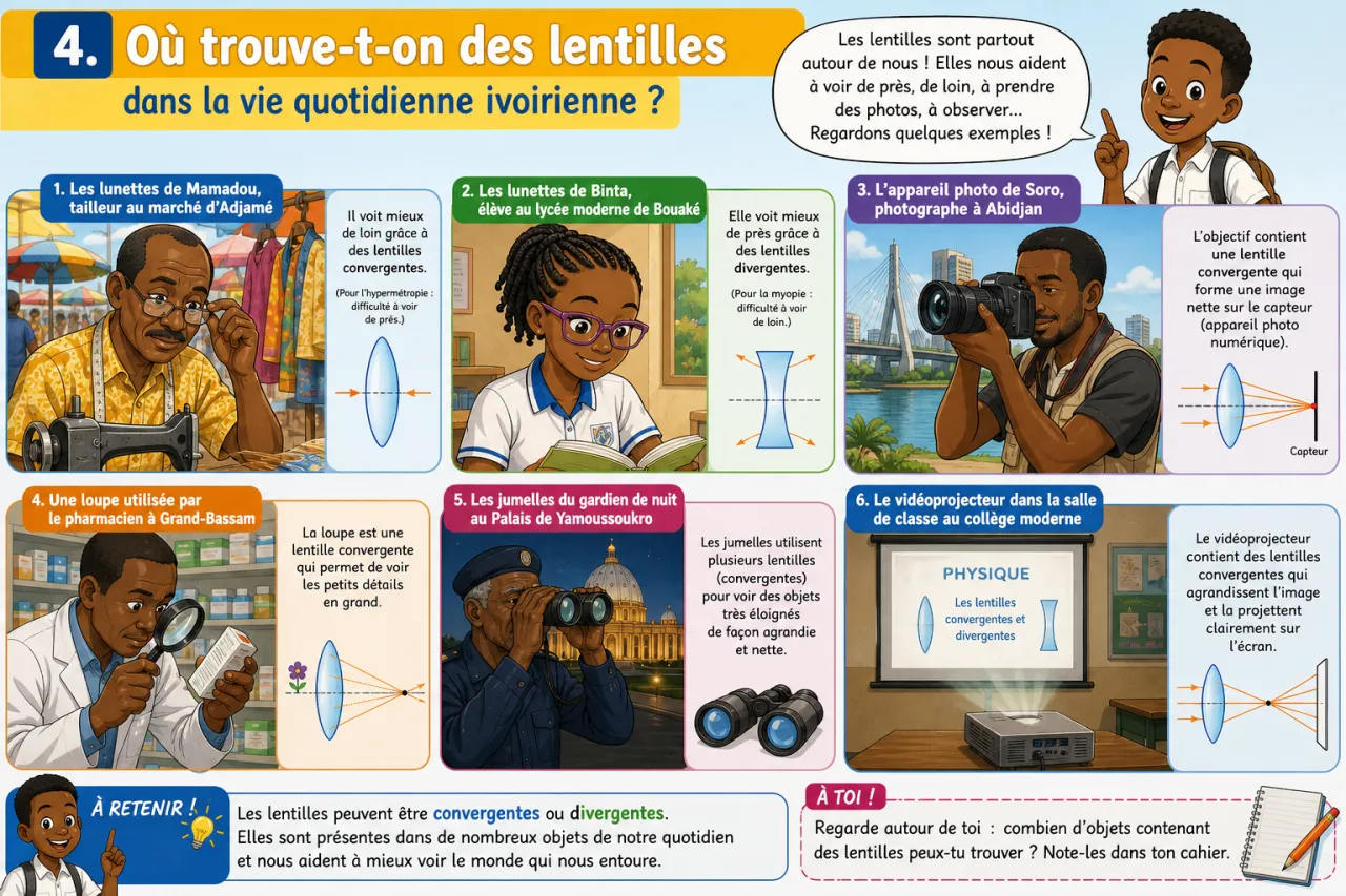 Lentilles - découverte — illustration