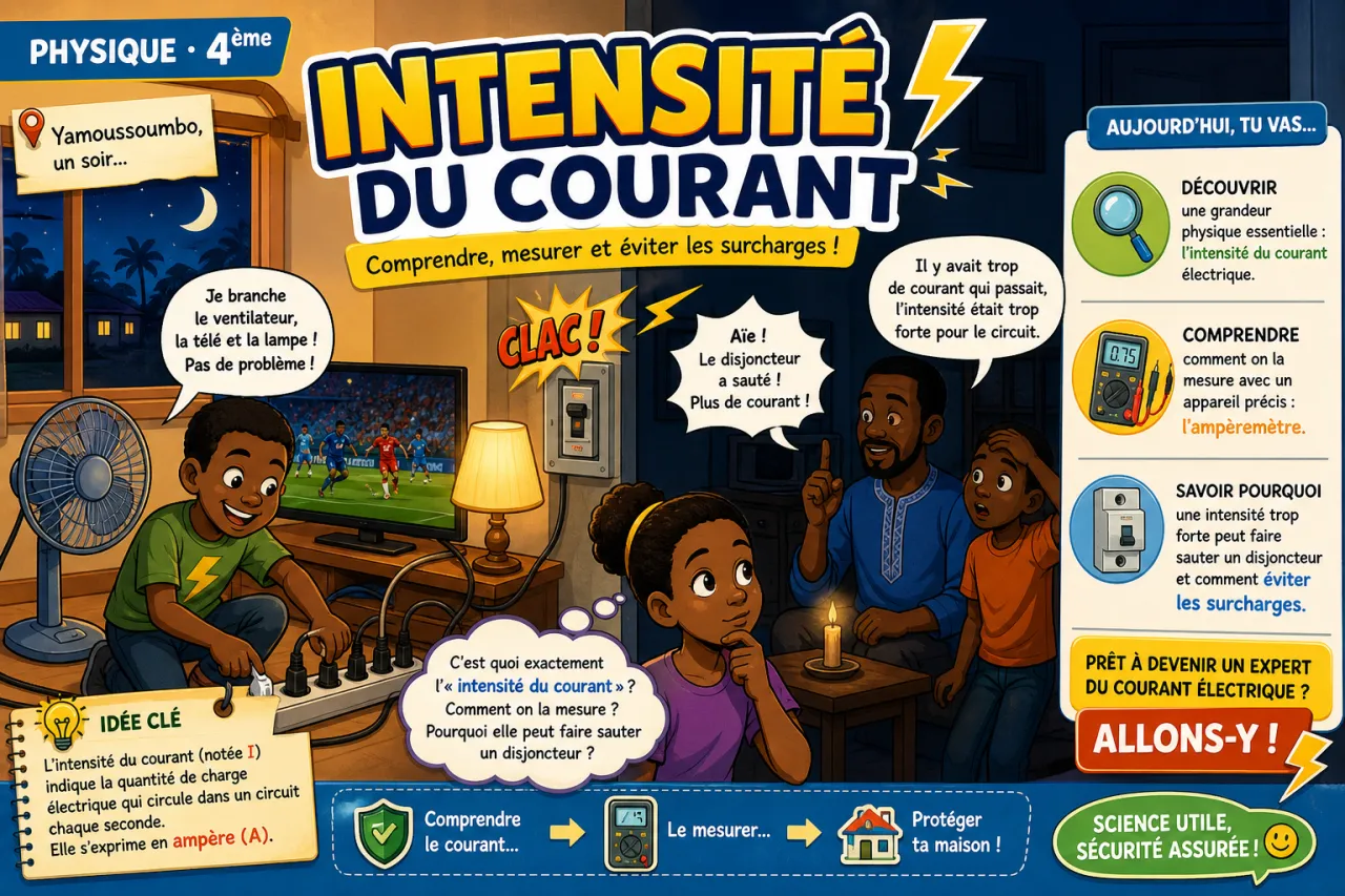 Intensité du courant