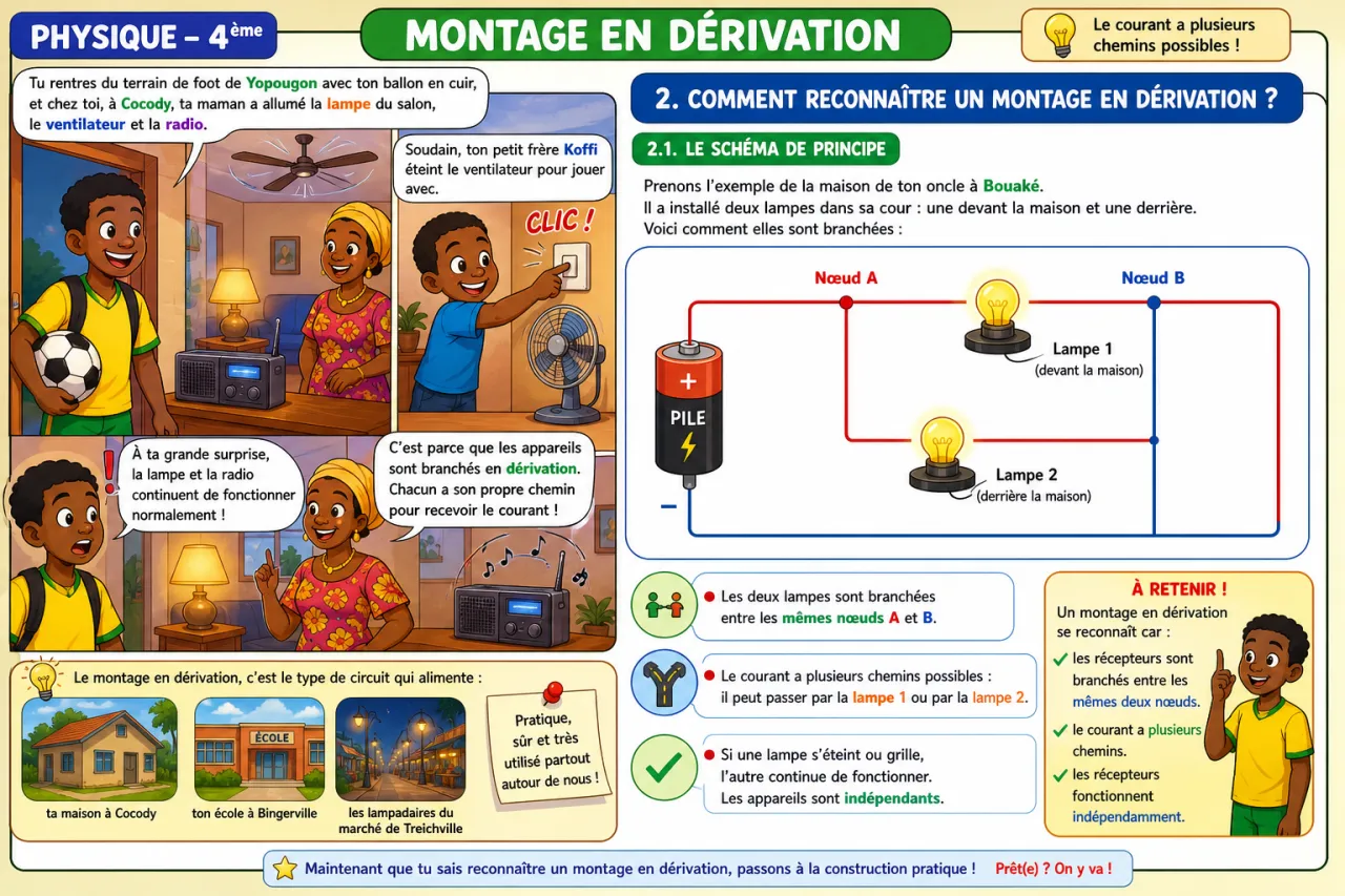 Montage en dérivation — illustration
