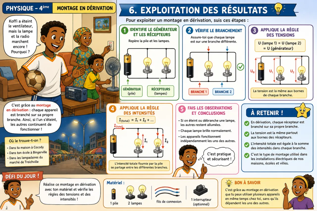 Montage en dérivation — illustration