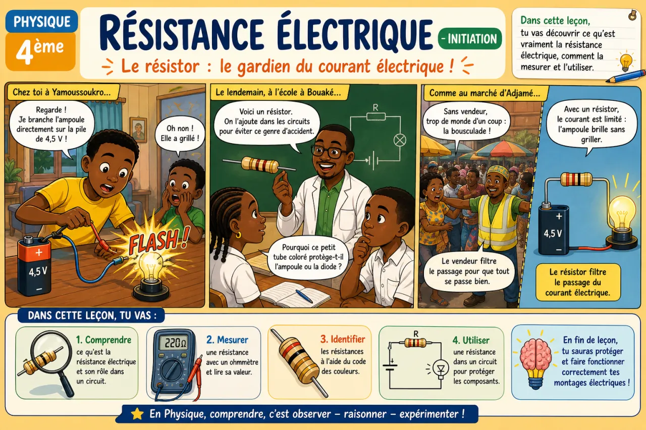 Résistance électrique - initiation