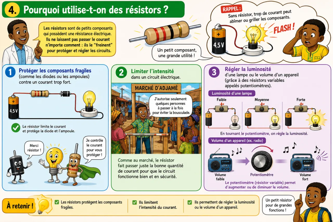 Résistance électrique - initiation — illustration
