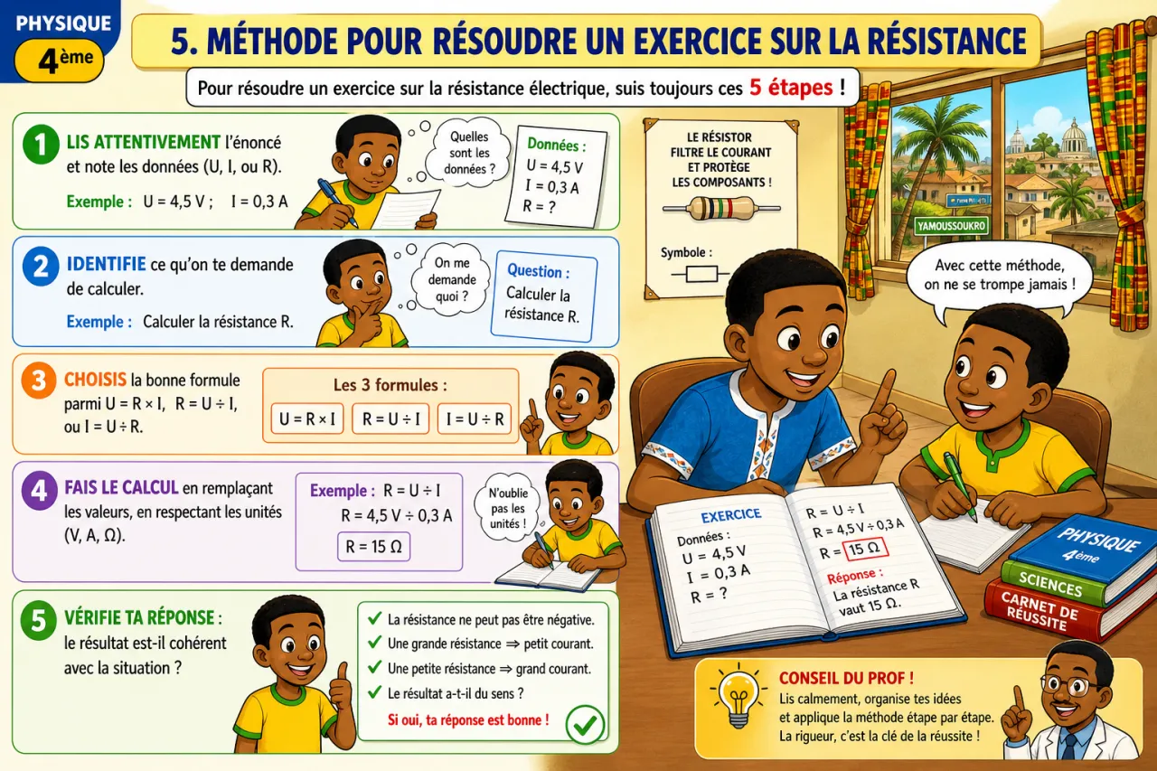 Résistance électrique - initiation — illustration
