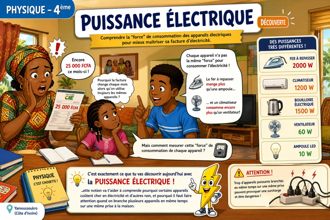 Puissance électrique - découverte