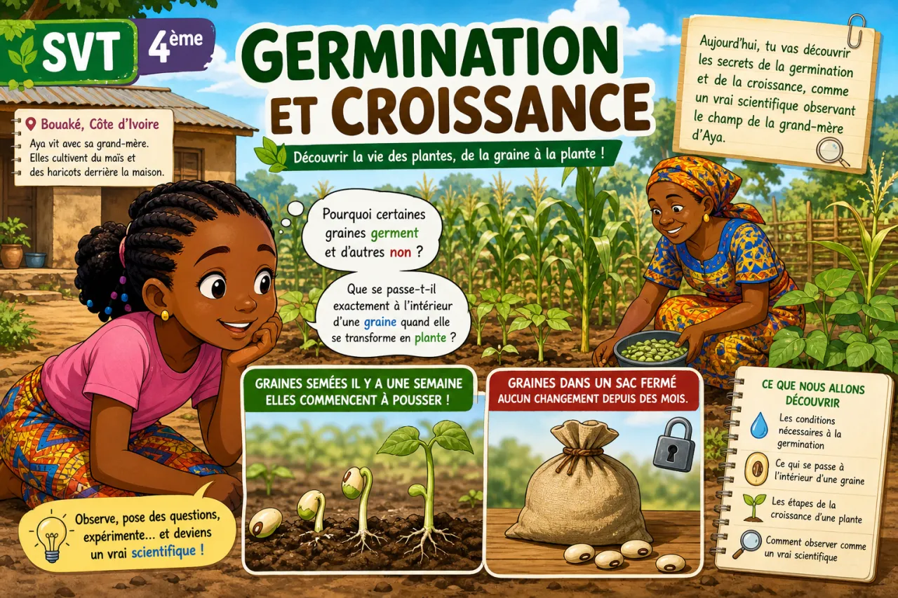 Germination et croissance