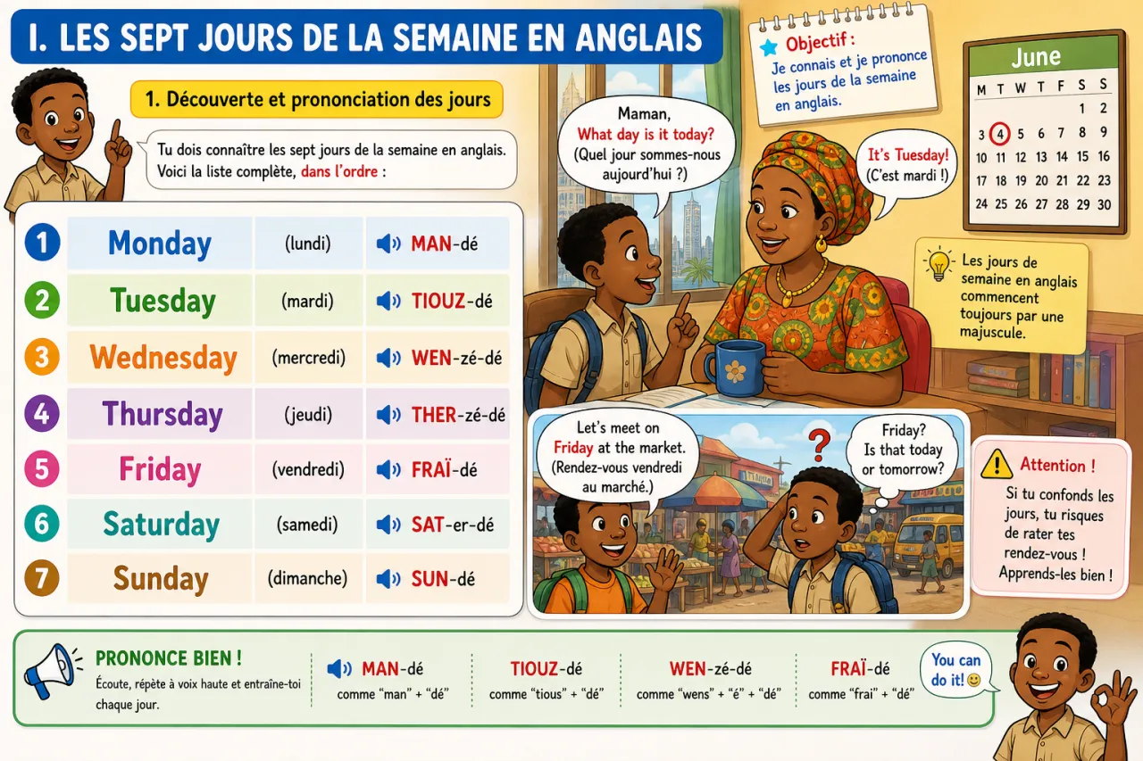 Days of the Week — illustration