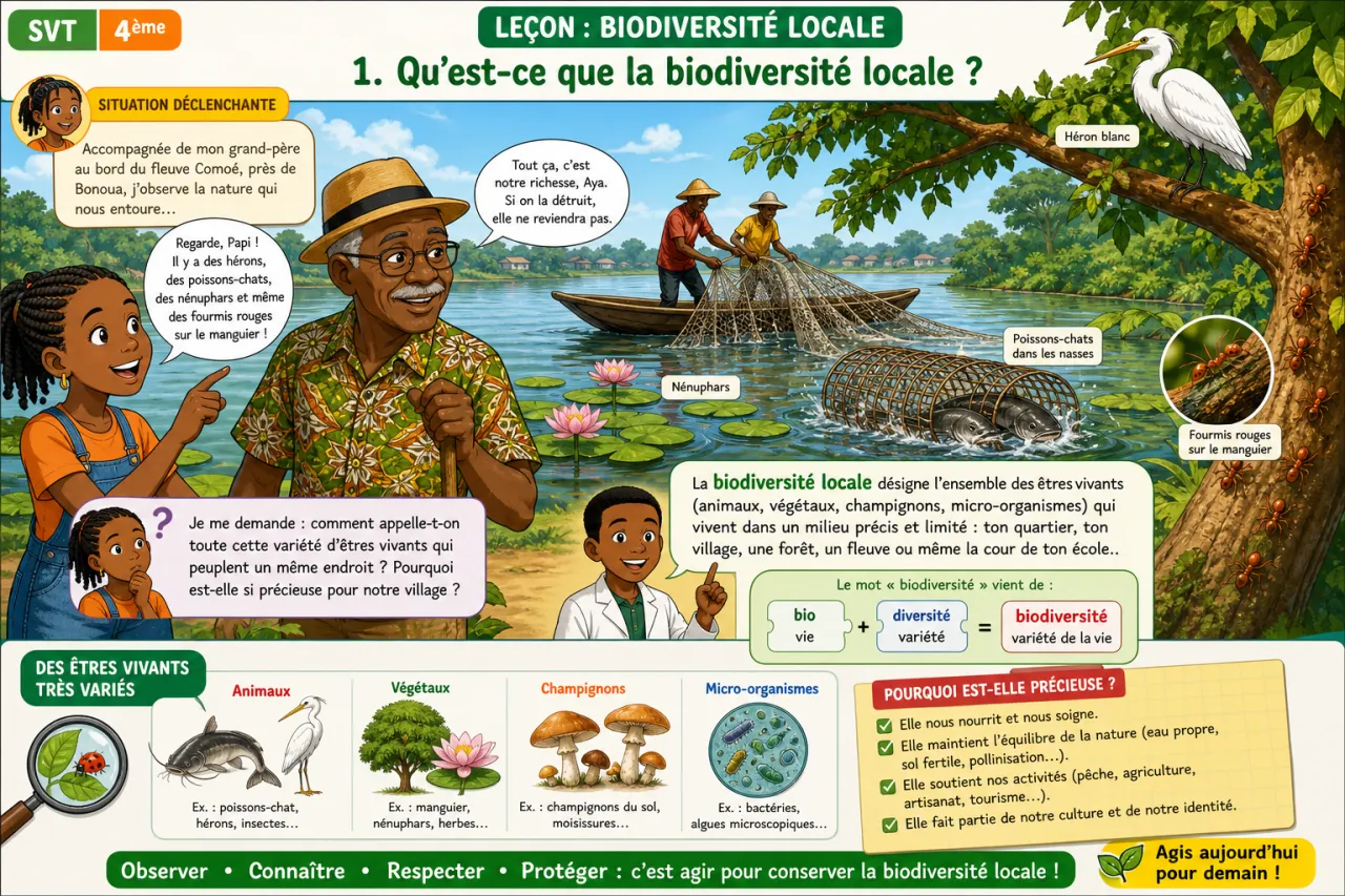 Biodiversité locale — illustration