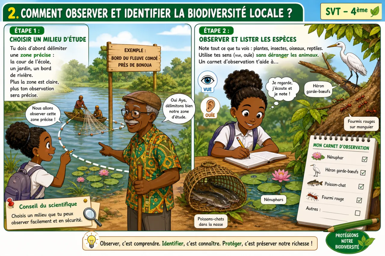 Biodiversité locale — illustration