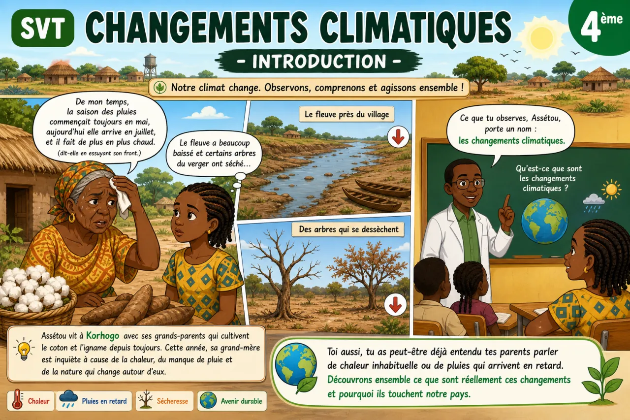 Changements climatiques - introduction