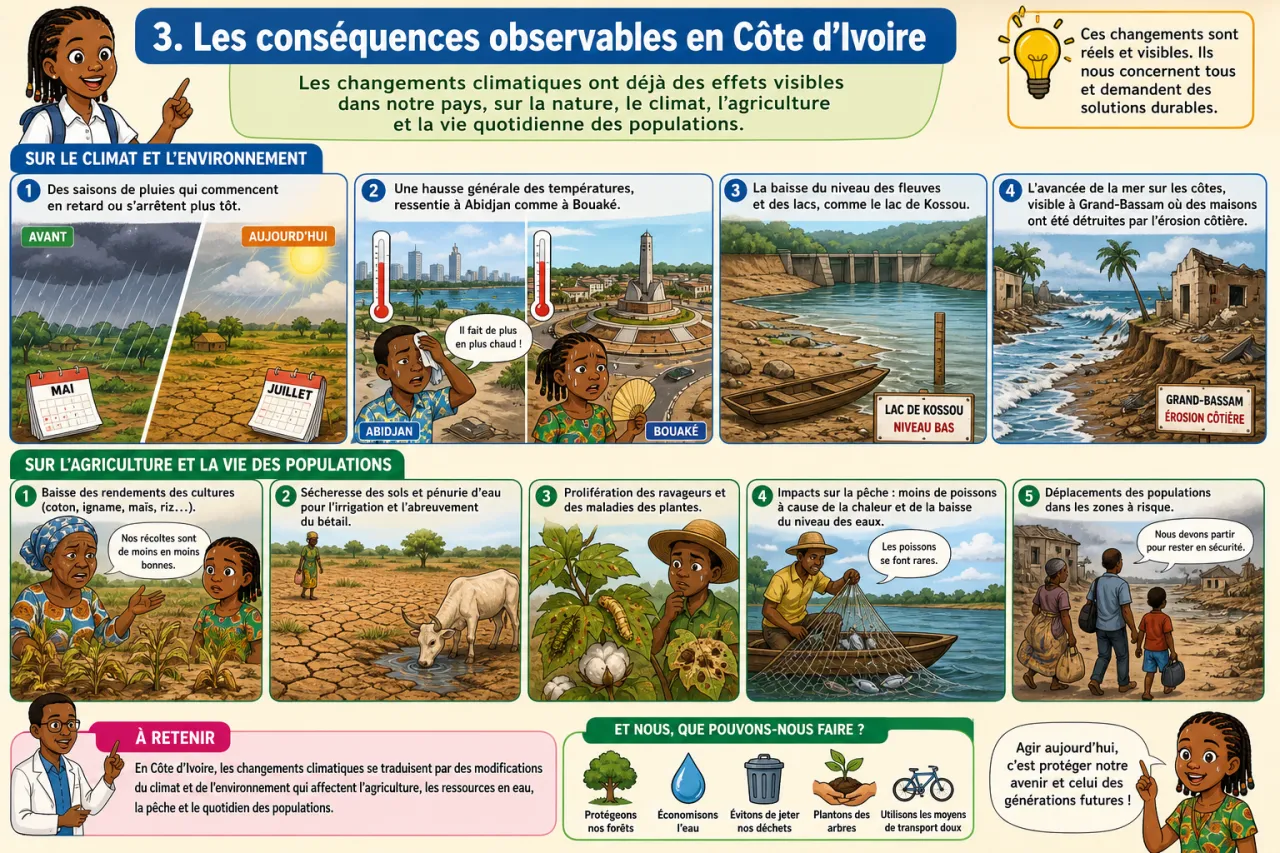Changements climatiques - introduction — illustration