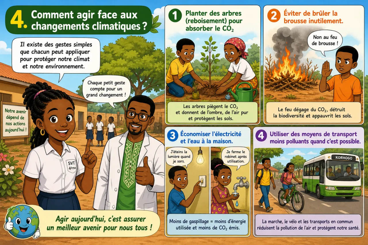 Changements climatiques - introduction — illustration
