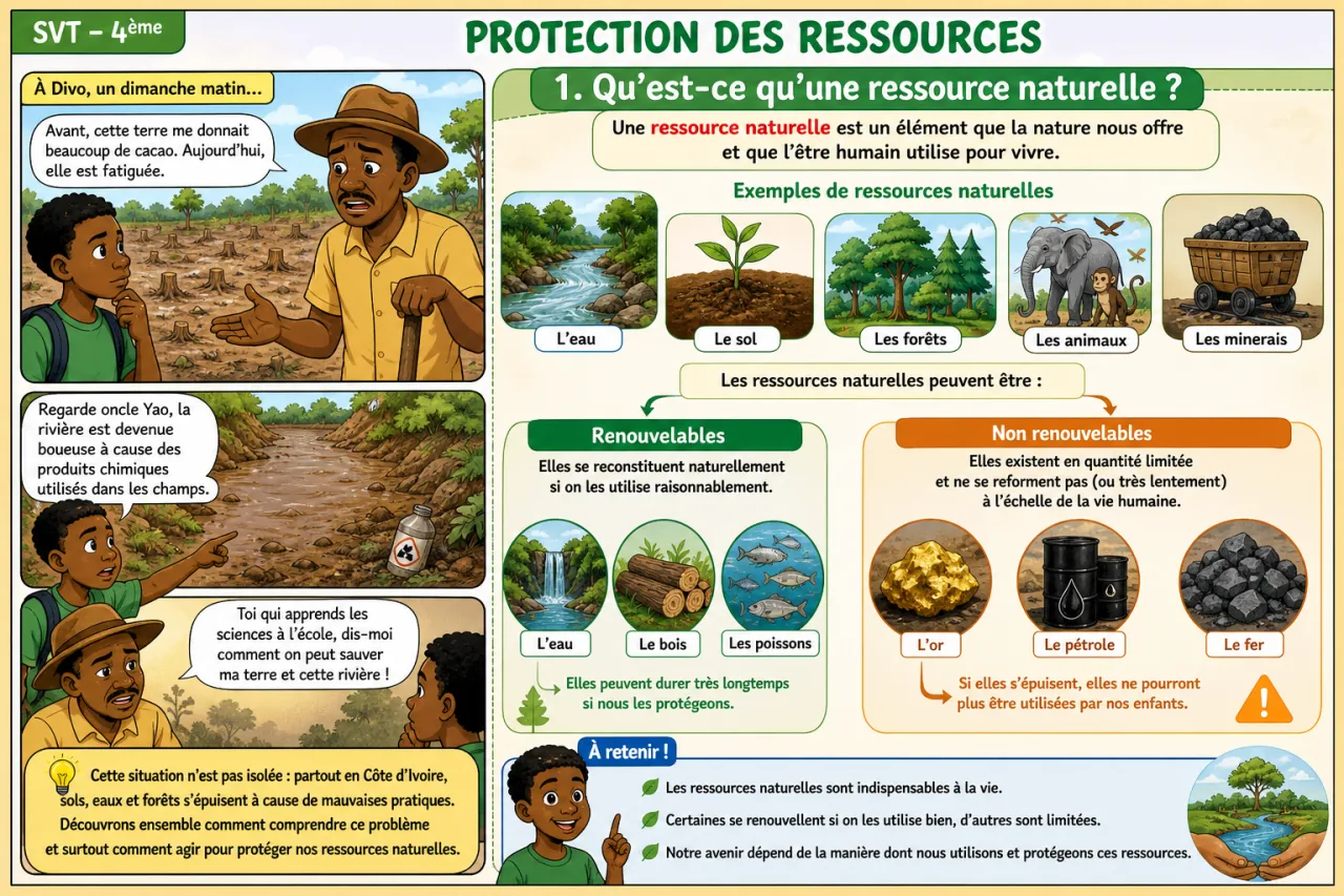 Protection des ressources — illustration