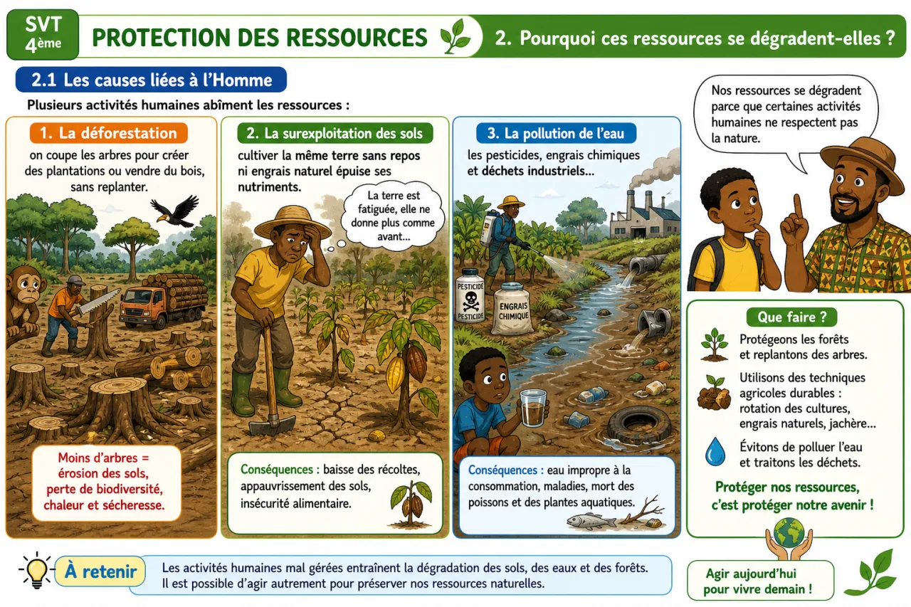 Protection des ressources — illustration
