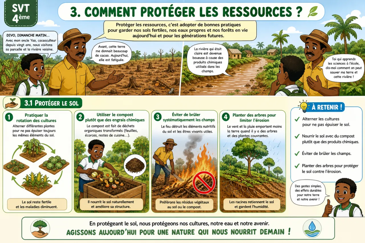 Protection des ressources — illustration