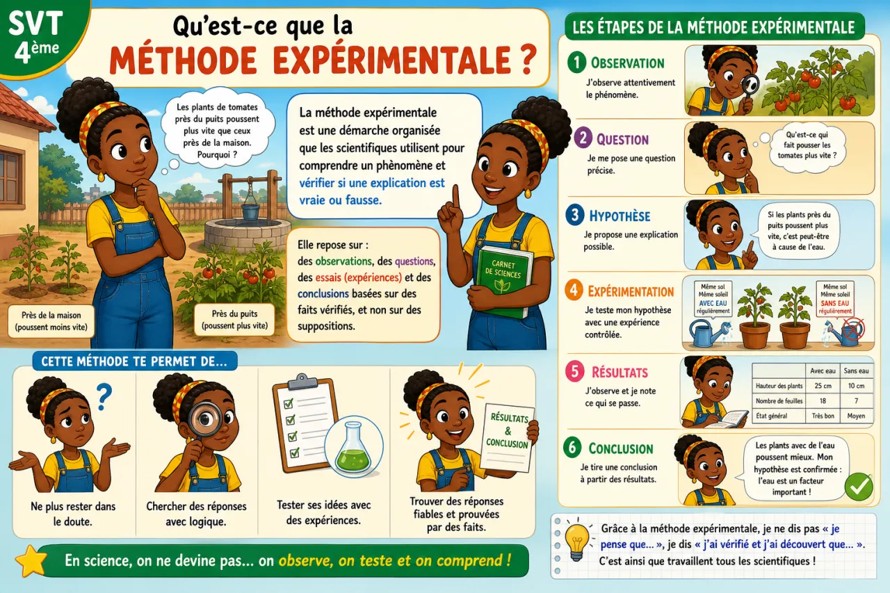 Méthode expérimentale — illustration