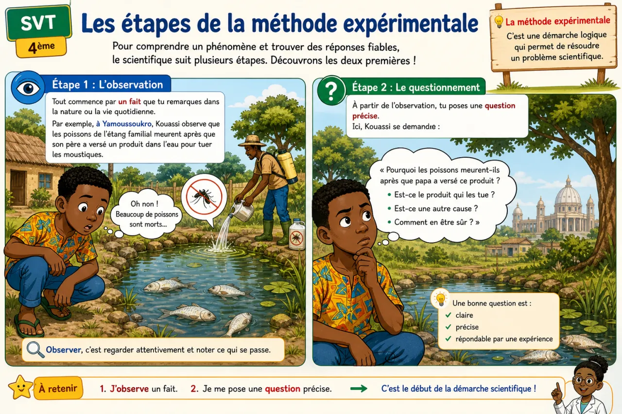 Méthode expérimentale — illustration