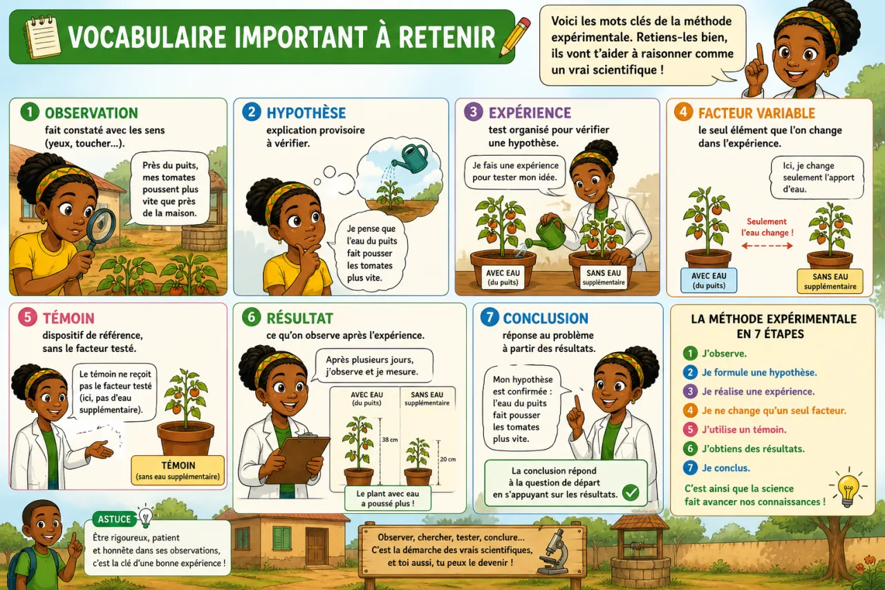 Méthode expérimentale — illustration
