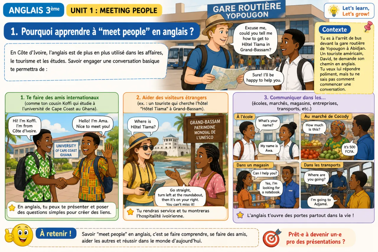 Meeting people — illustration