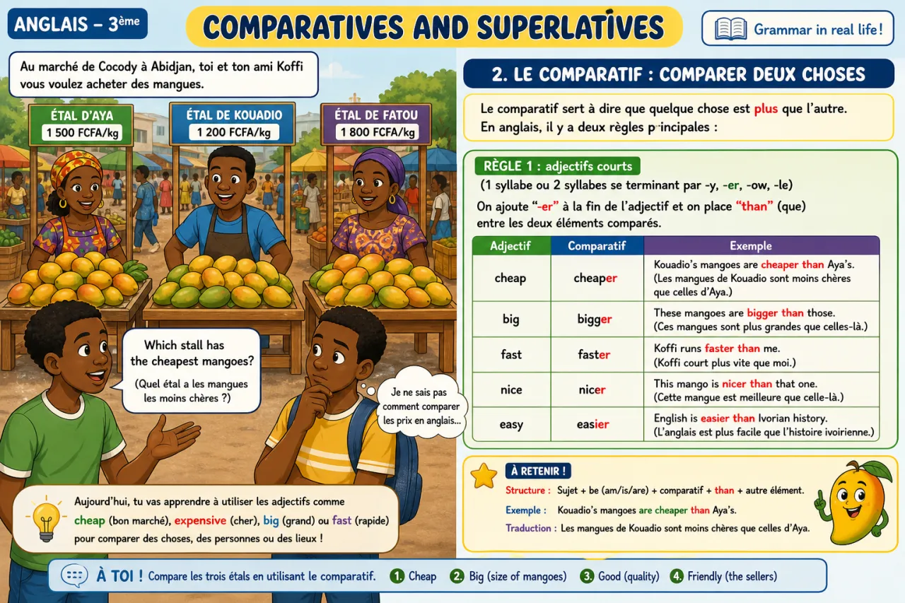 Comparatives and superlatives — illustration