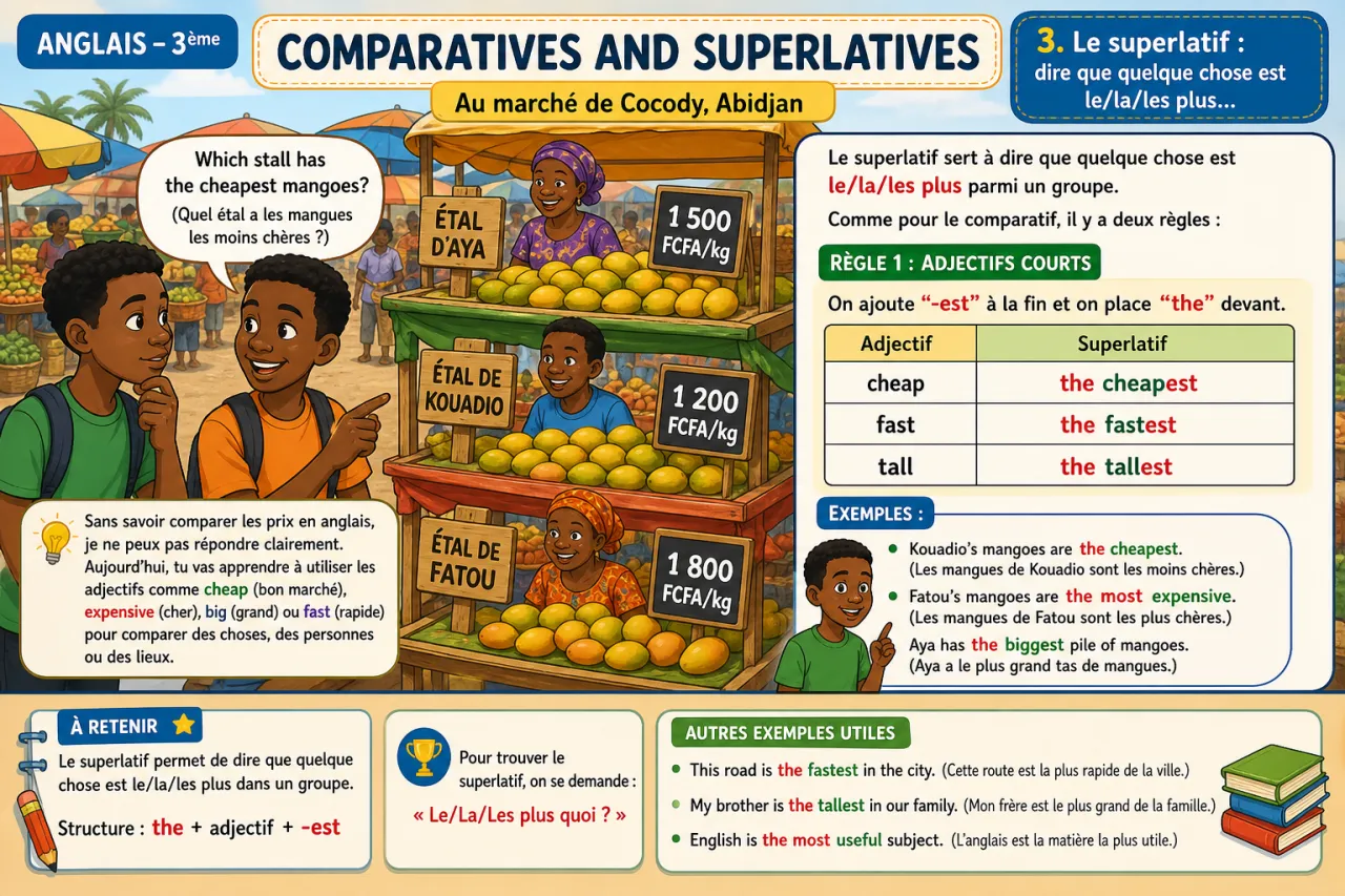 Comparatives and superlatives — illustration