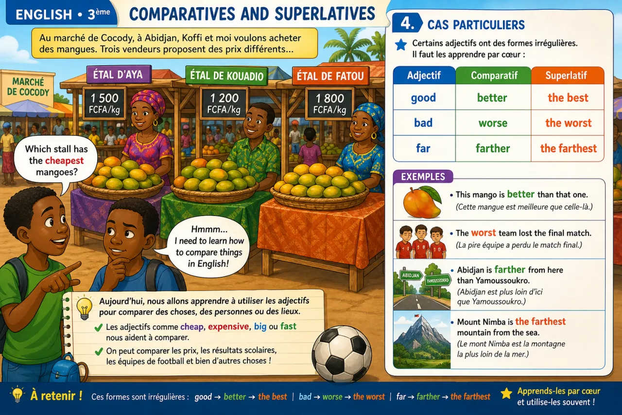 Comparatives and superlatives — illustration