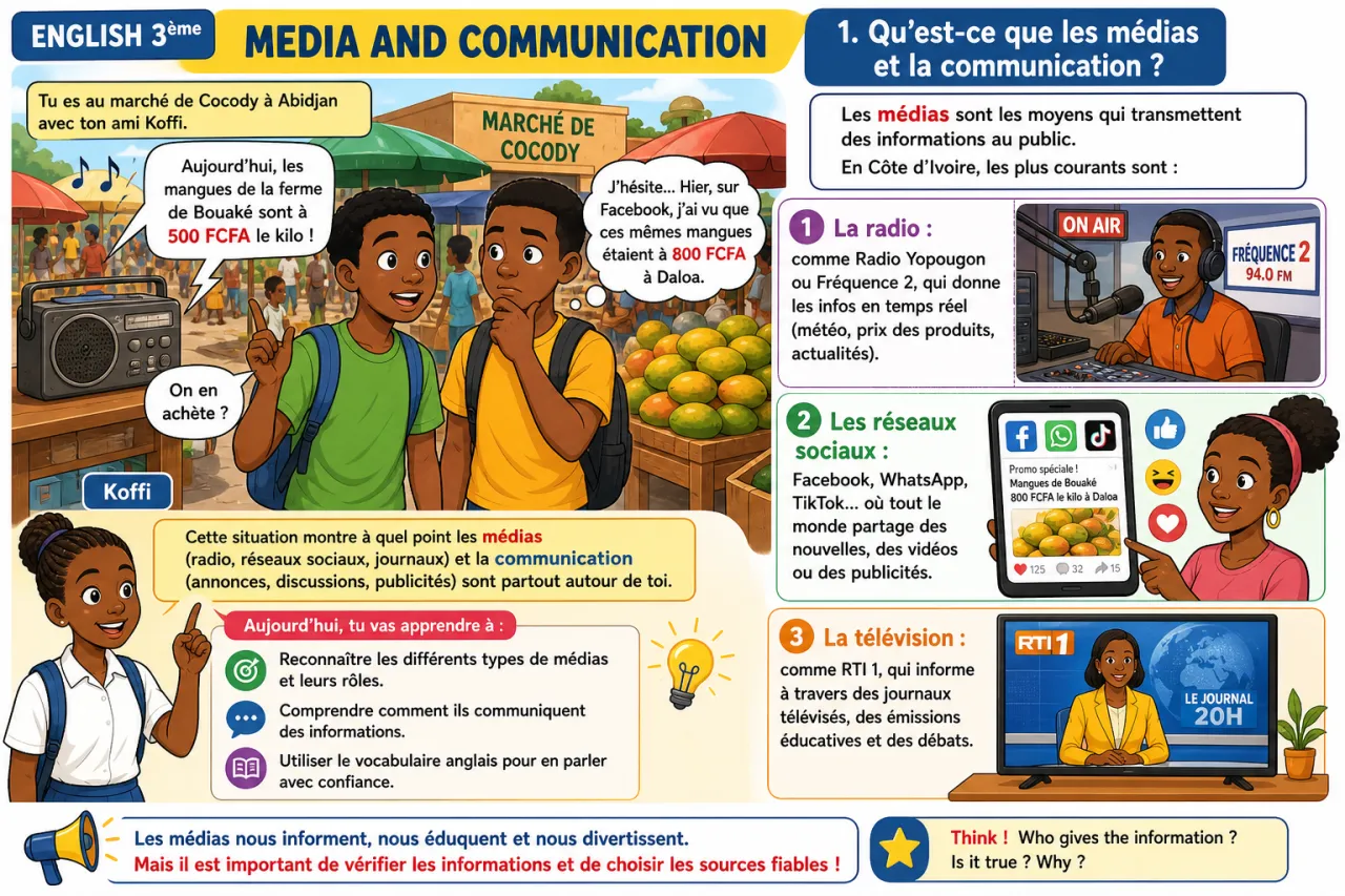 Media and communication — illustration