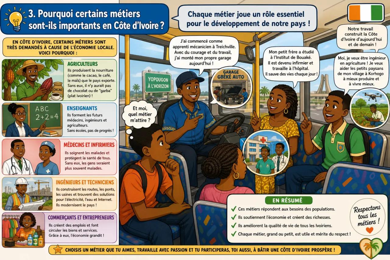 Jobs and future careers — illustration