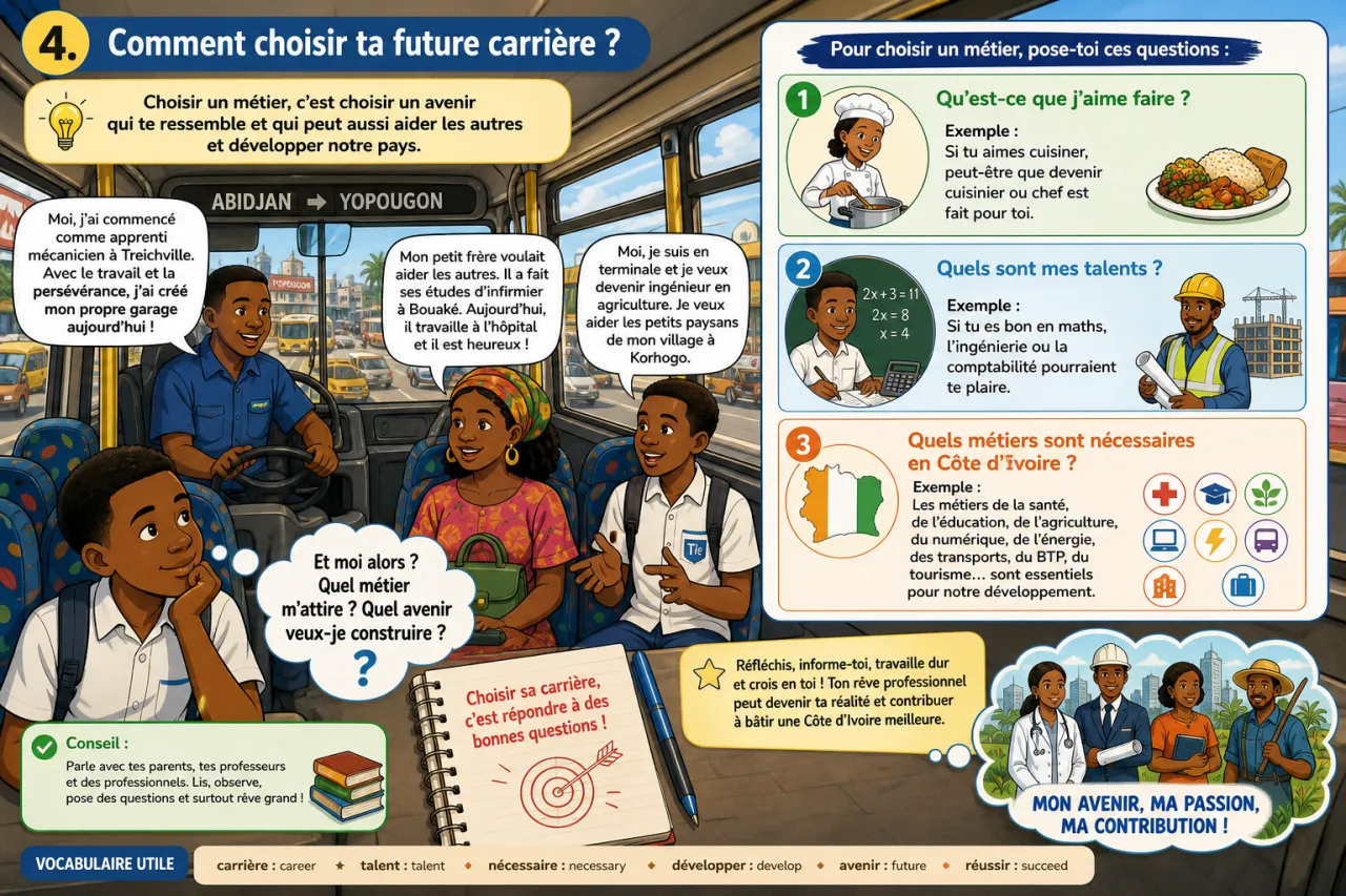 Jobs and future careers — illustration