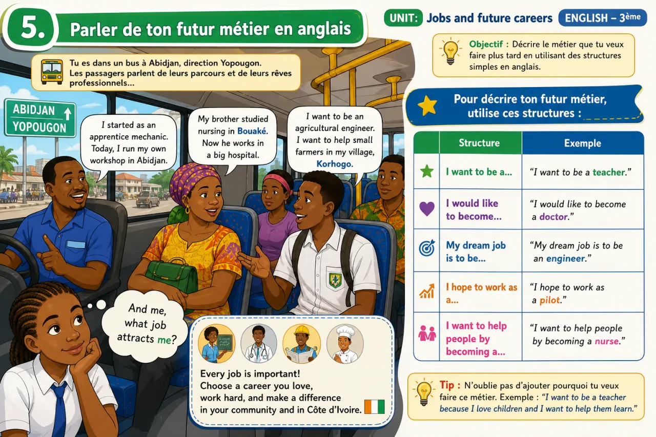 Jobs and future careers — illustration