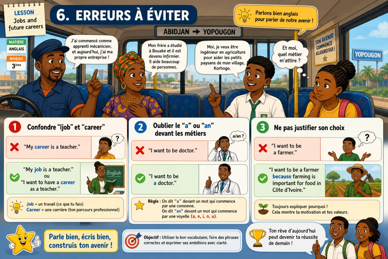 Jobs and future careers — illustration