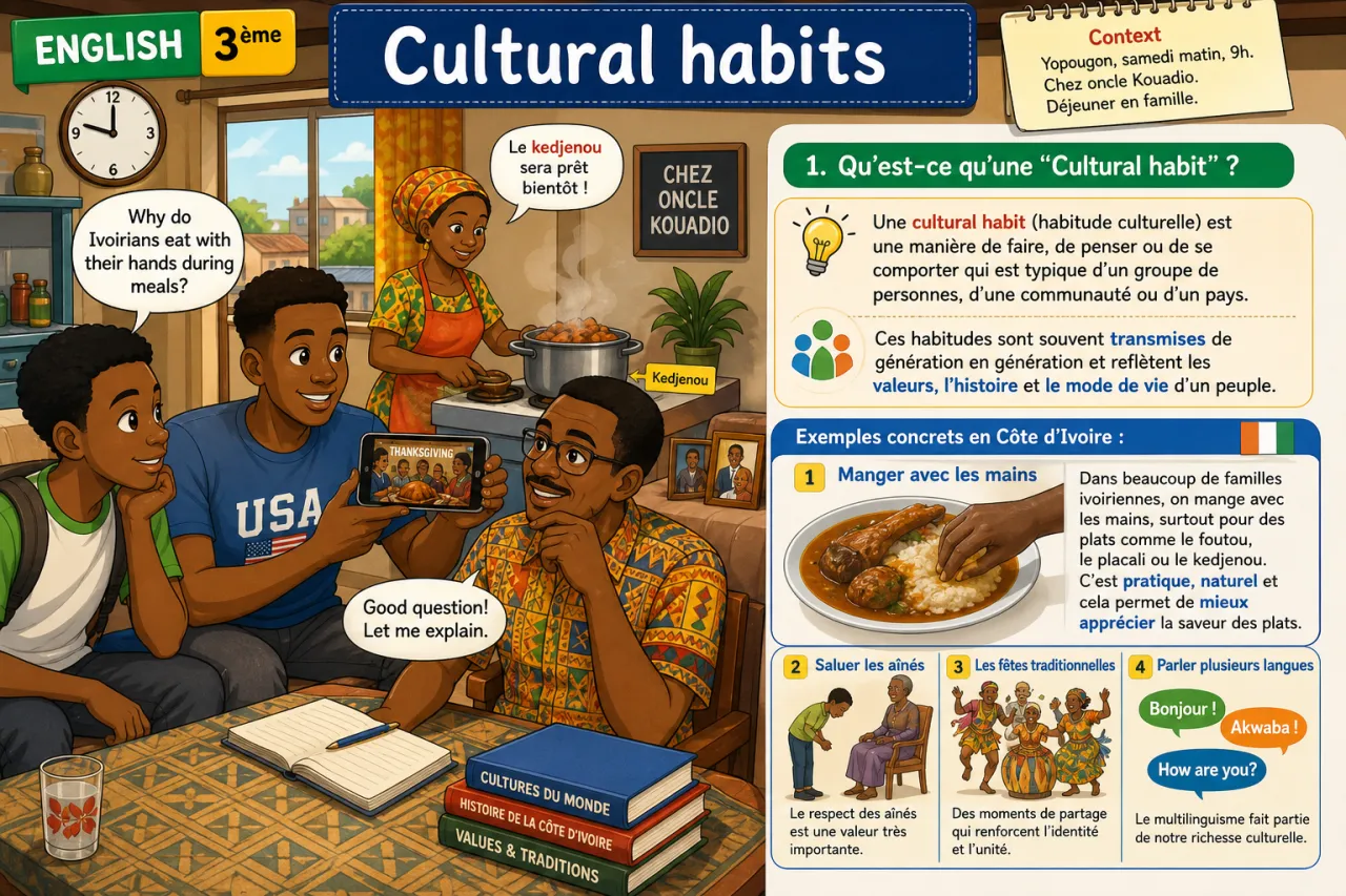 Cultural habits — illustration