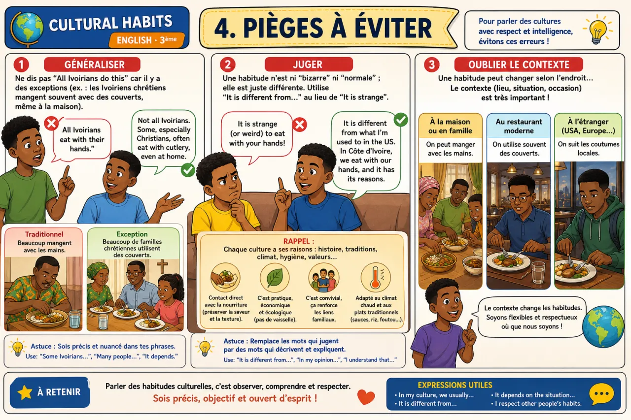 Cultural habits — illustration