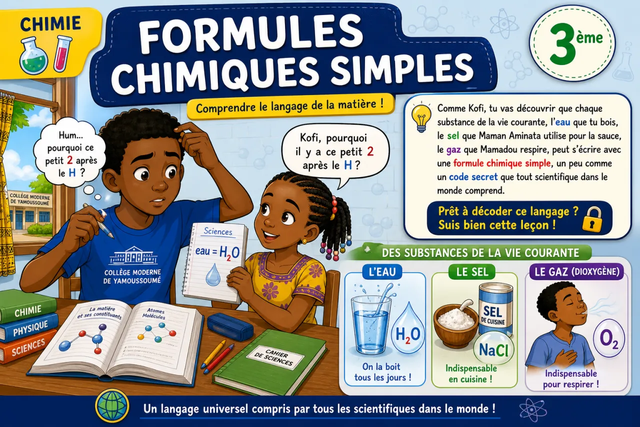 Formules chimiques simples