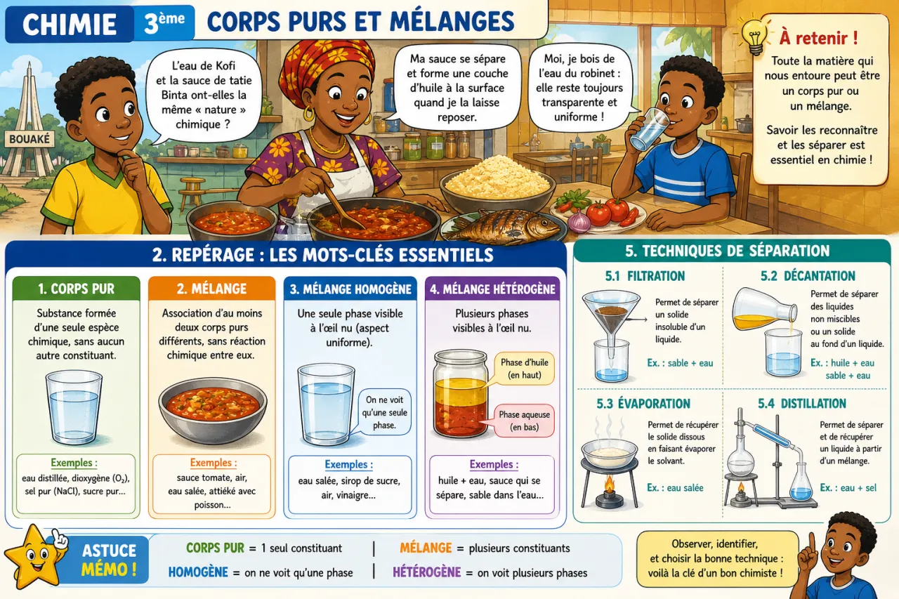Corps purs et mélanges — illustration