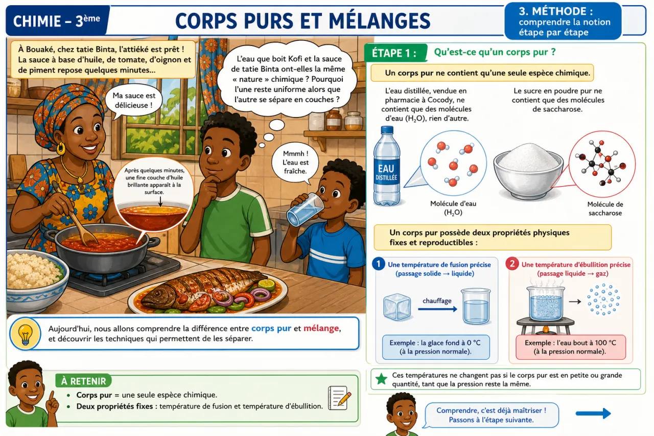 Corps purs et mélanges — illustration